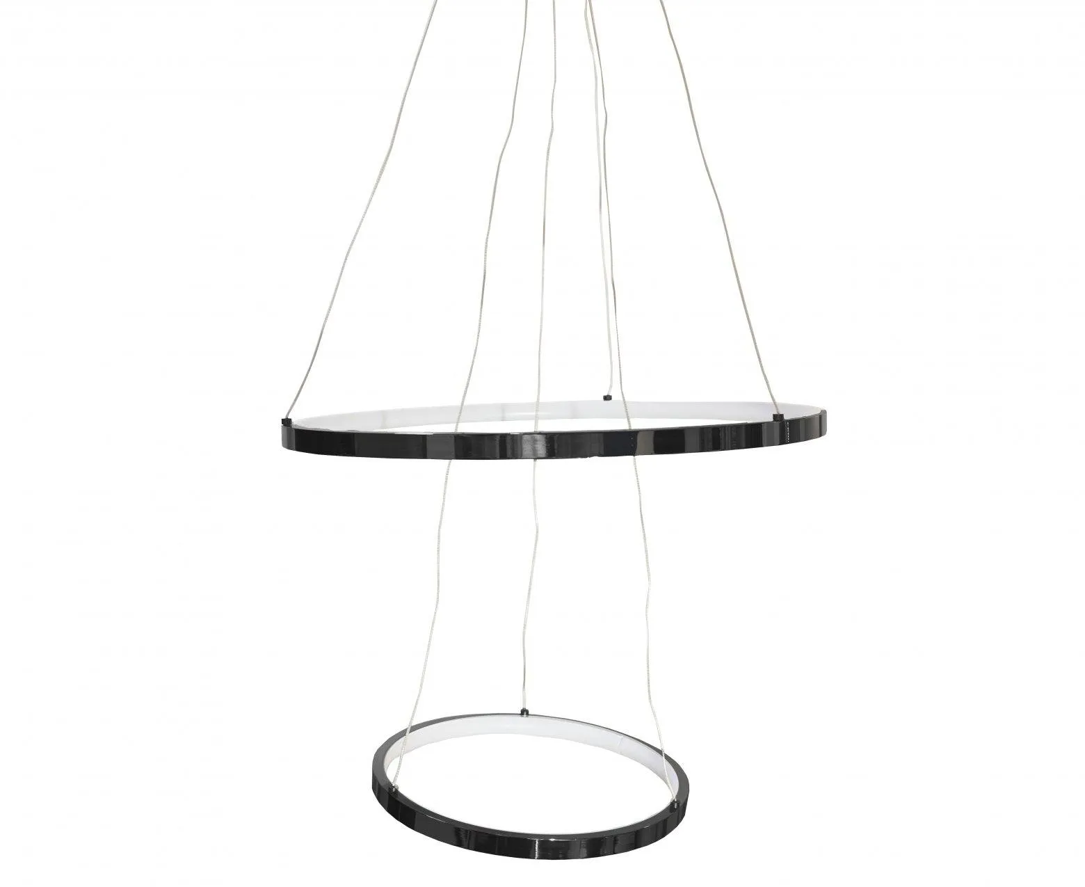 Halo 2 Tier LED Pendant Light Small - Black