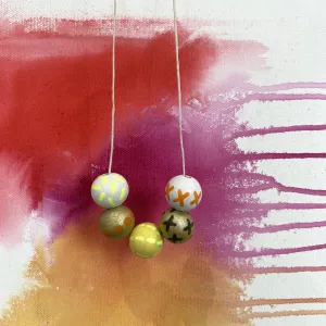 Hand-painted necklace – Sunshine