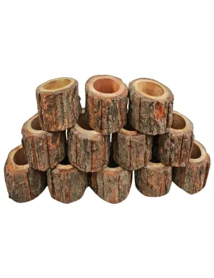 Handcrafted Rustic Wooden Napkin Rings Set for Table Decoration Wholesale Lots