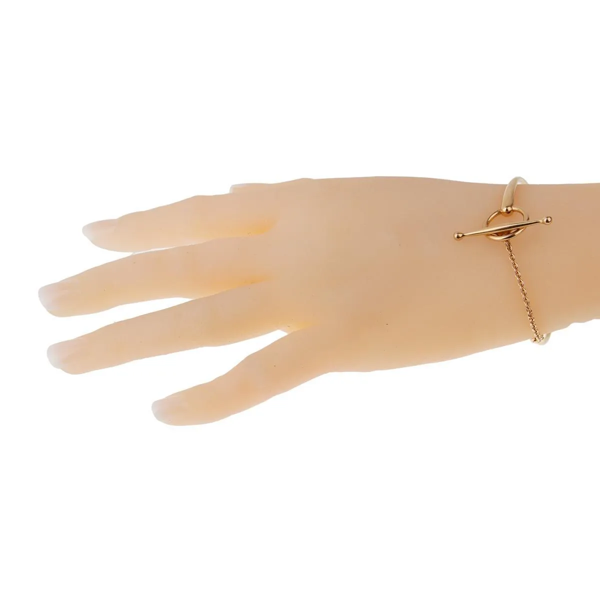 Hermes Filet D Or Rose Gold Bracelet