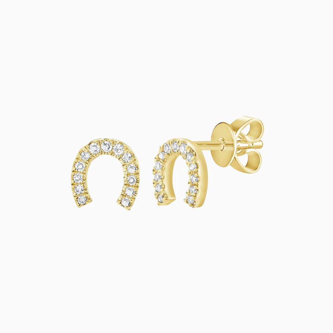 Horseshoe Stud Earrings
