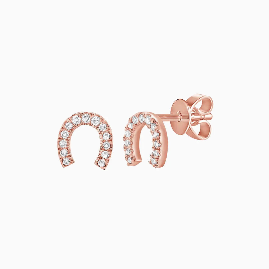 Horseshoe Stud Earrings