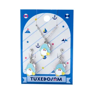 Japan Sanrio - Tuxedo Sam Necklace & Earrings Set (Forever Sanrio Fashionable Goods)