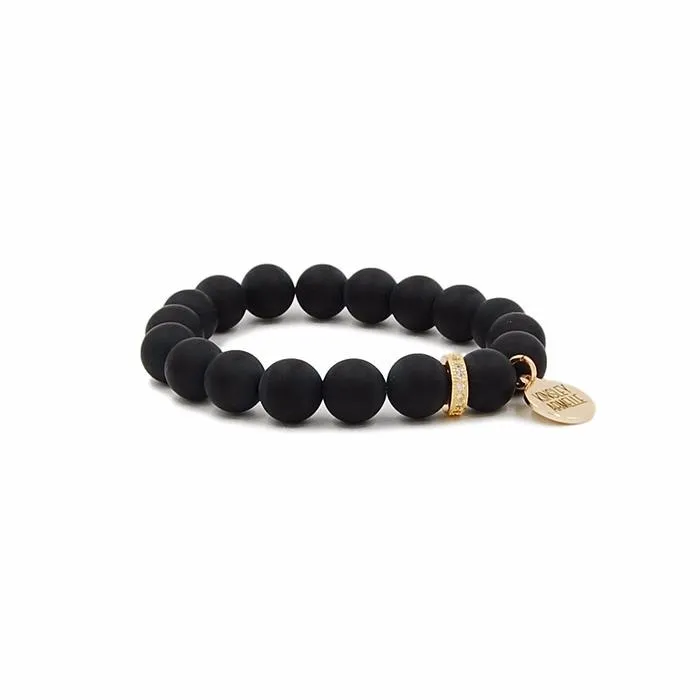 Kinsley Armelle Eternity Collection - Coal Bracelet