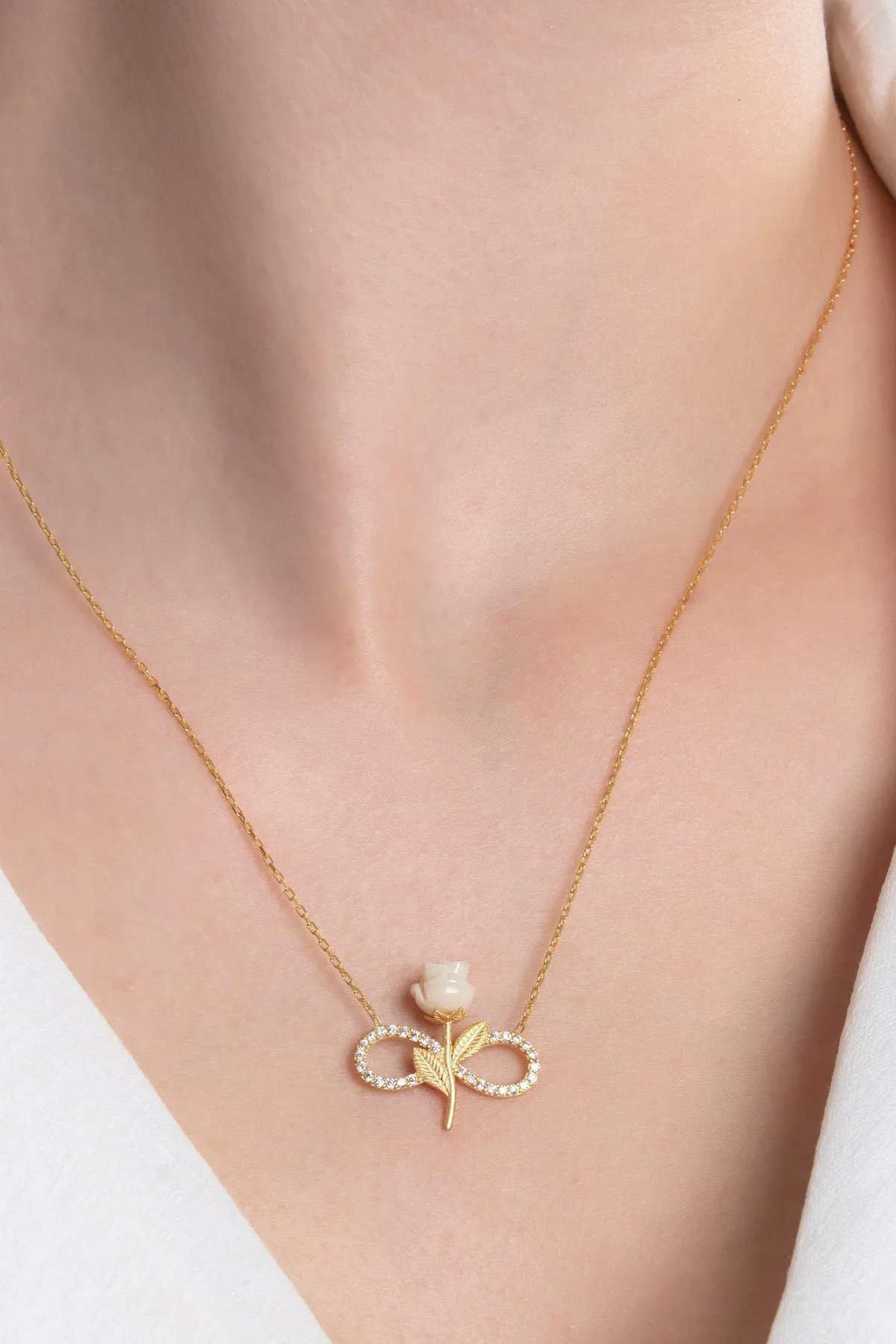 l 925 Sterling Silver Gold Plated Zircon