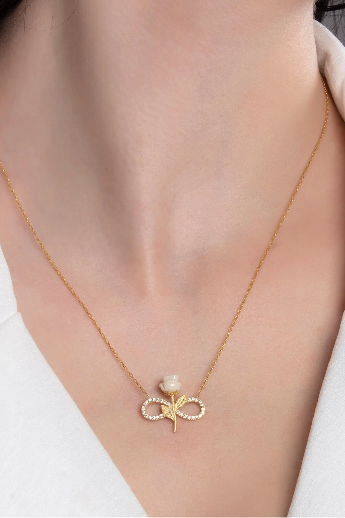 l 925 Sterling Silver Gold Plated Zircon