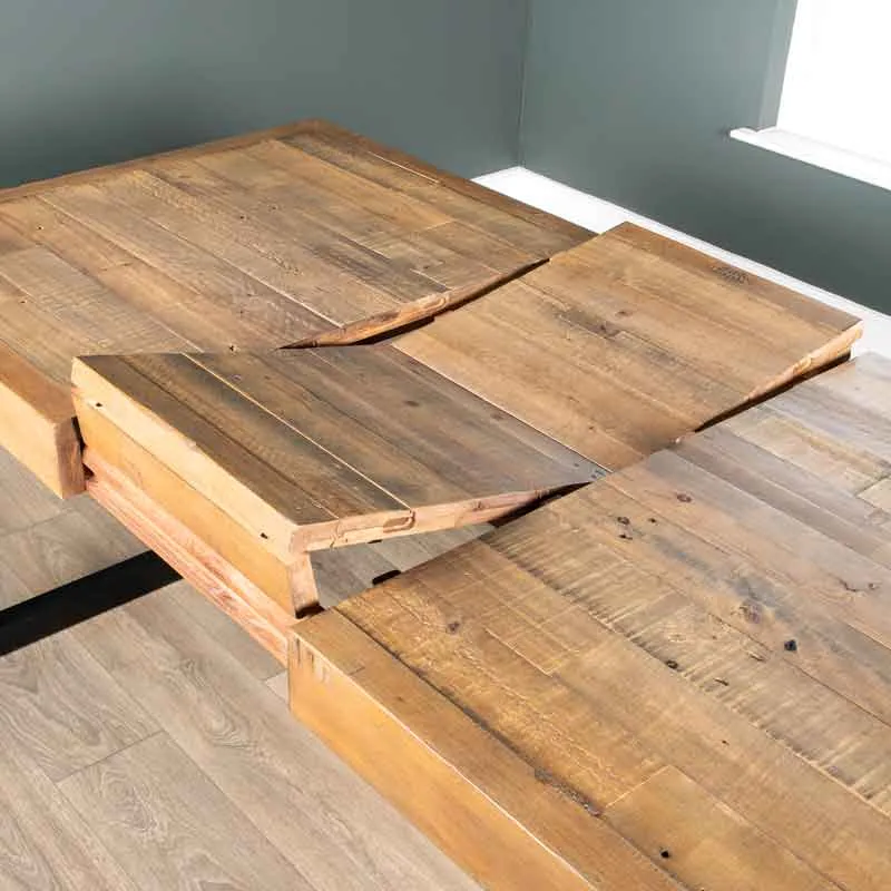 Lincoln Extending Table with 6 Vancouver Emerald Chairs