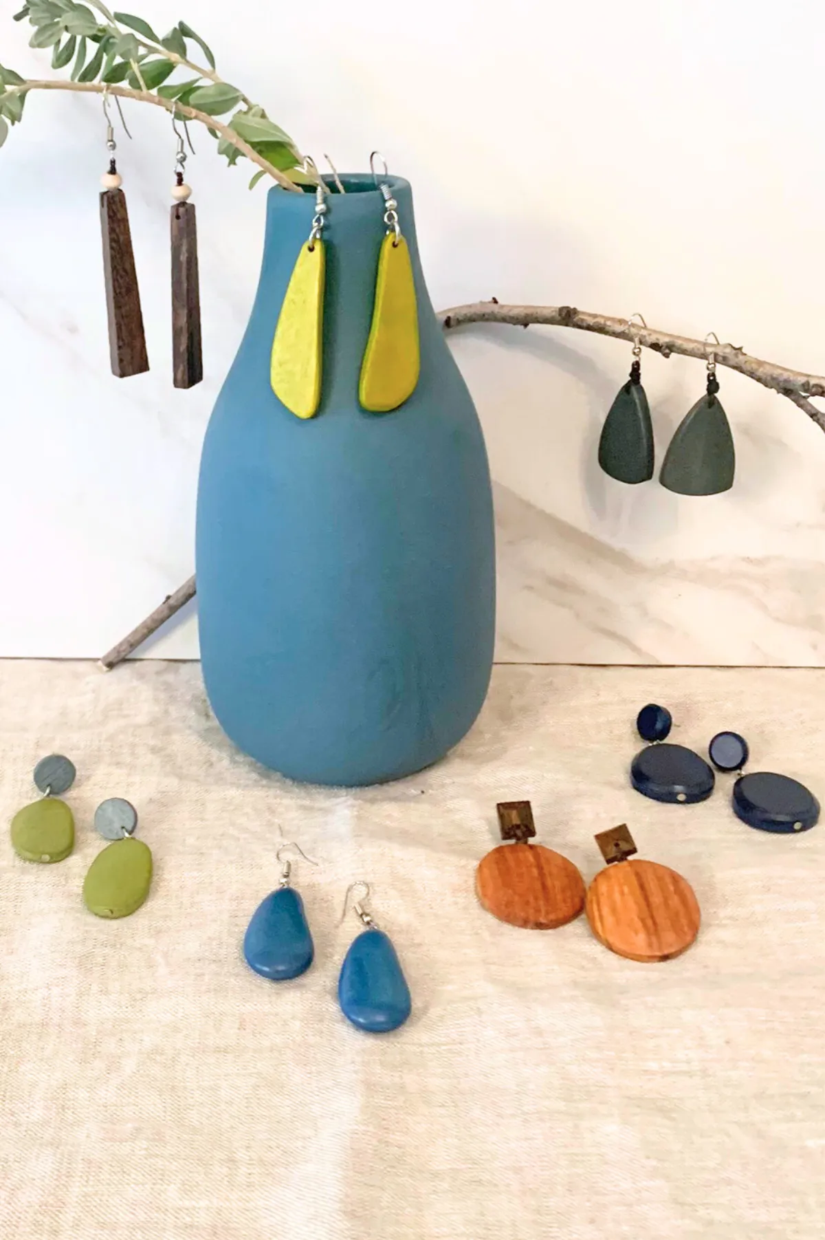 Madera Natural Wood Earrings