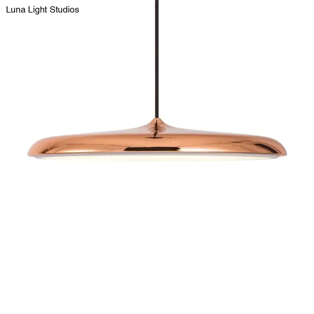 Metal Flying Saucer Shaped Pendulum Light