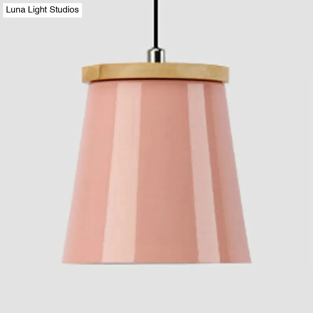 Modern Metallic Bucket Pendant Light for Kitchen and Dining Room