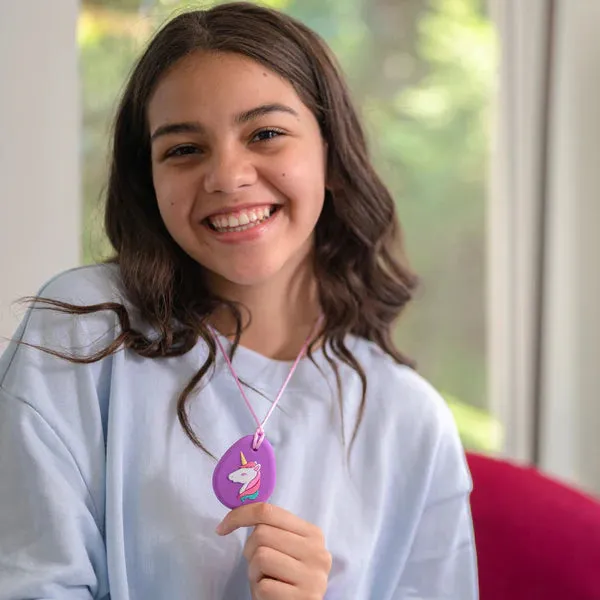 Munchables Chew Pendant Unicorn Purple