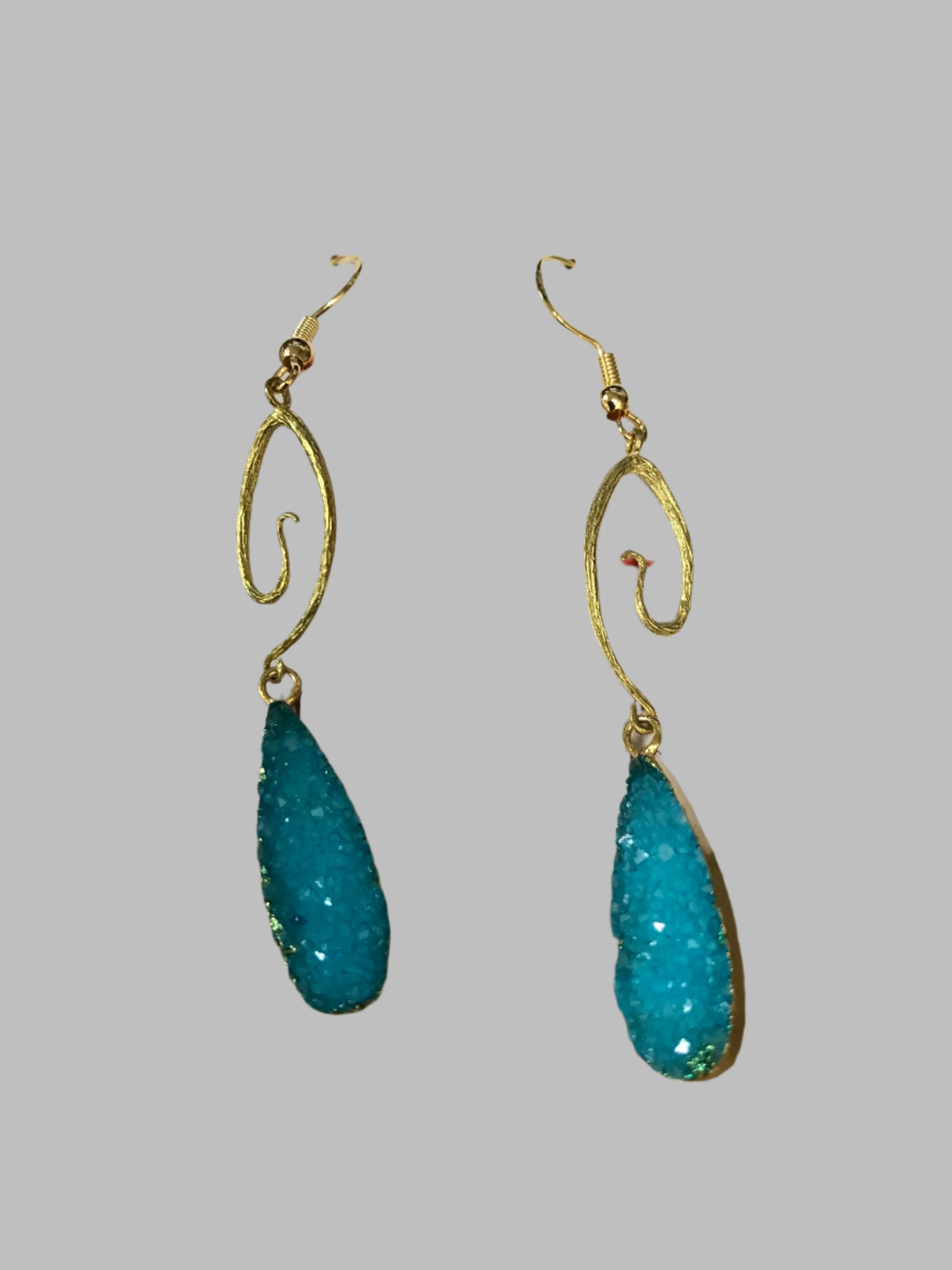 Natural stone earrings