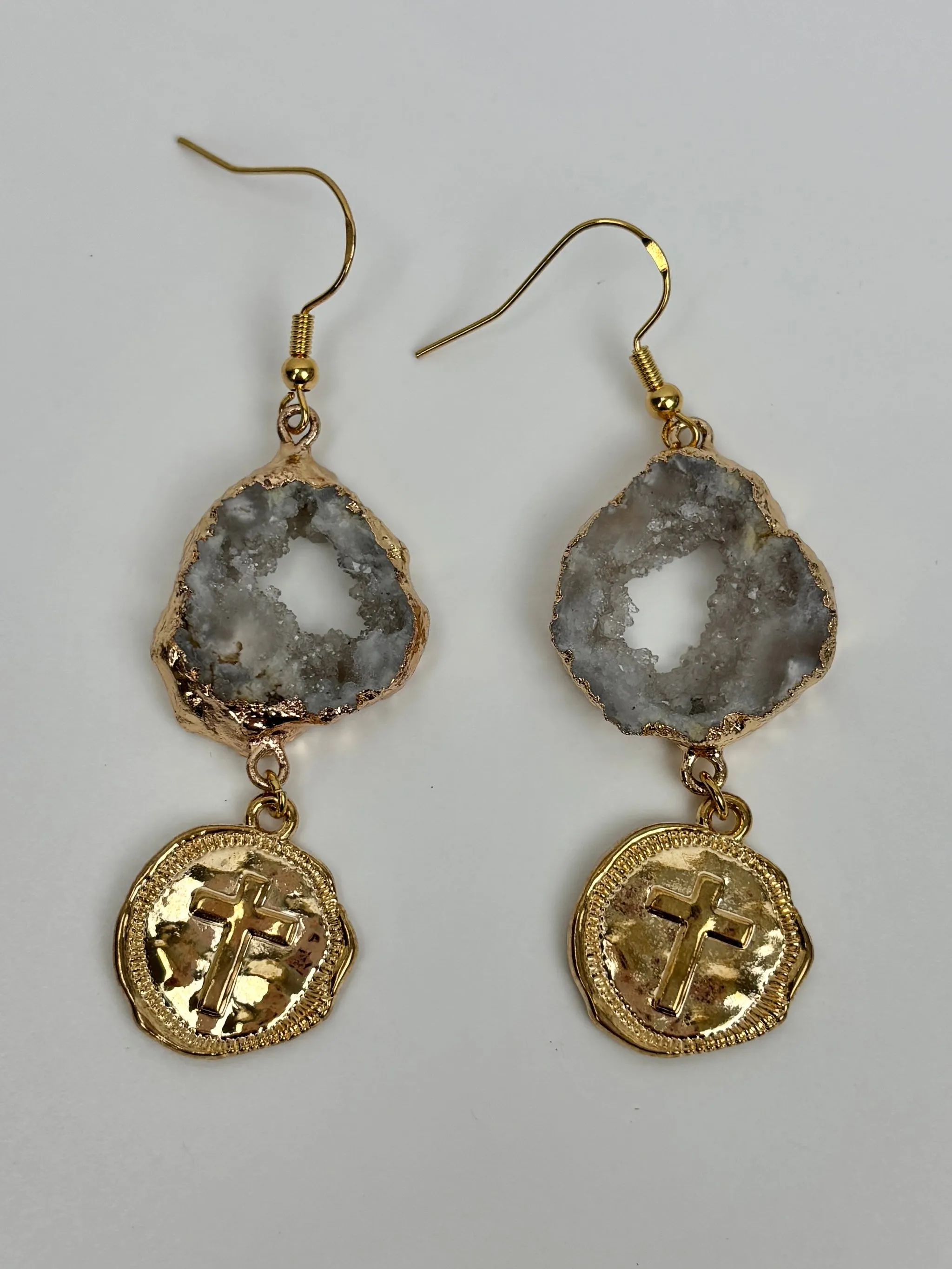 Natural stone earrings