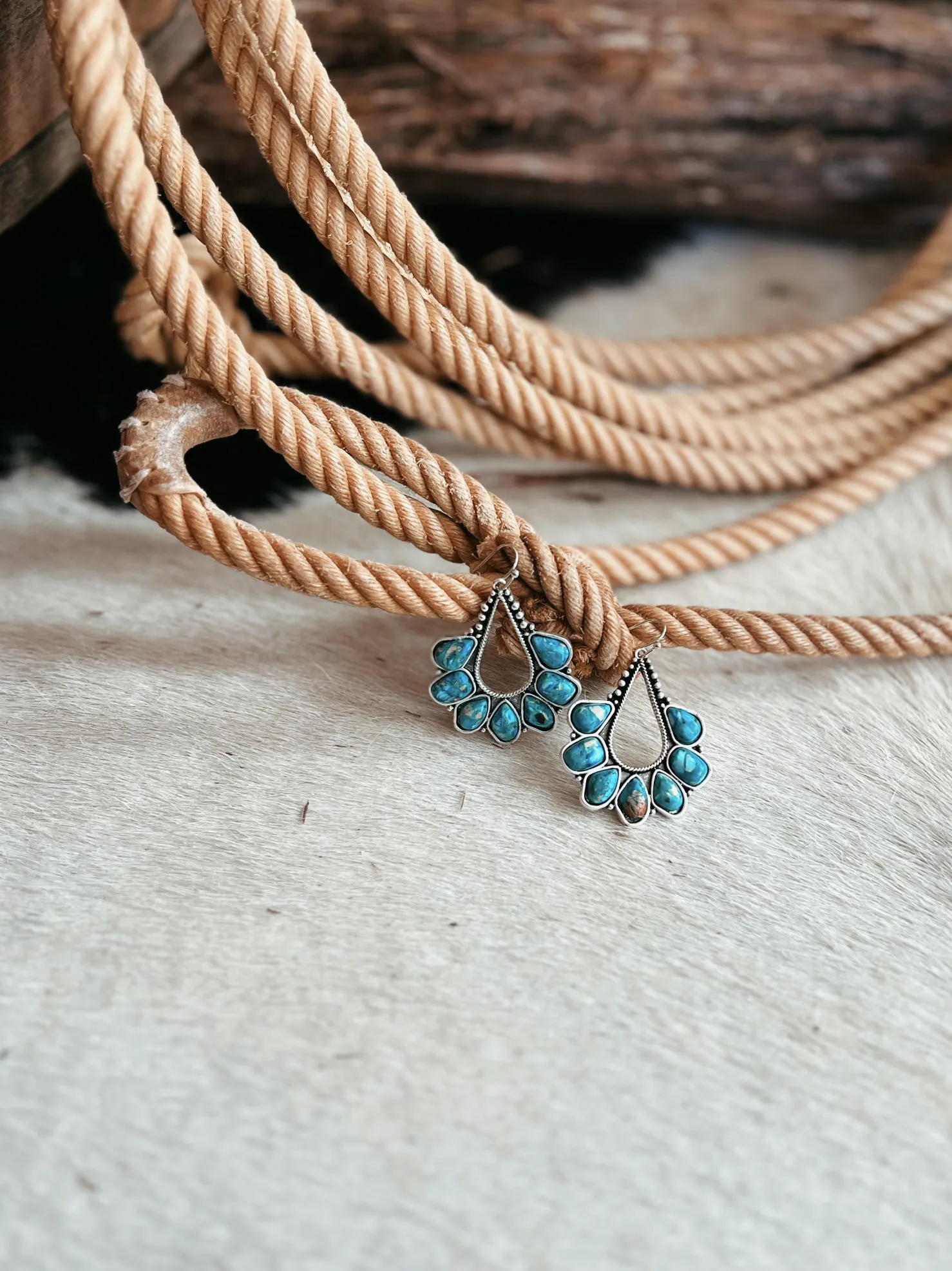 Natural Stone Inspired Gemstone Earrings