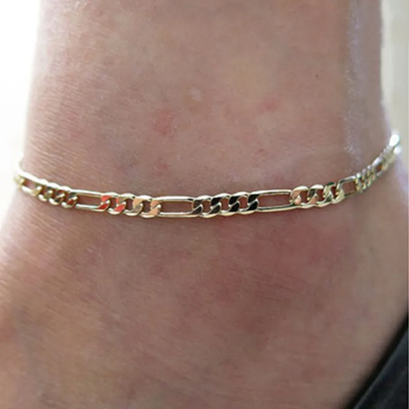 New Metal Fish Scale Bohemian Anklets Foot Jewelry
