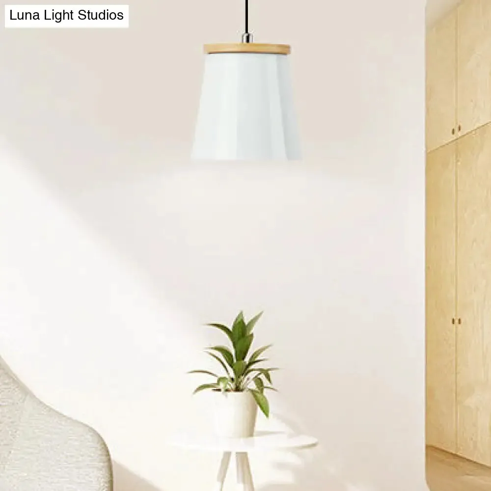 Nordic Style Metal Pendant Light for Balcony and Hallway with Tapered Shade