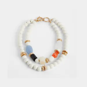 Oleana Necklace - White