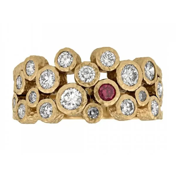 Organic Diamond Cluster Ring