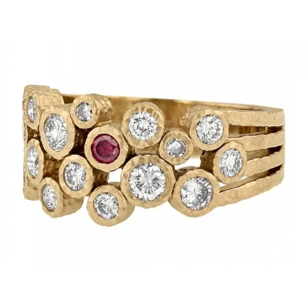 Organic Diamond Cluster Ring