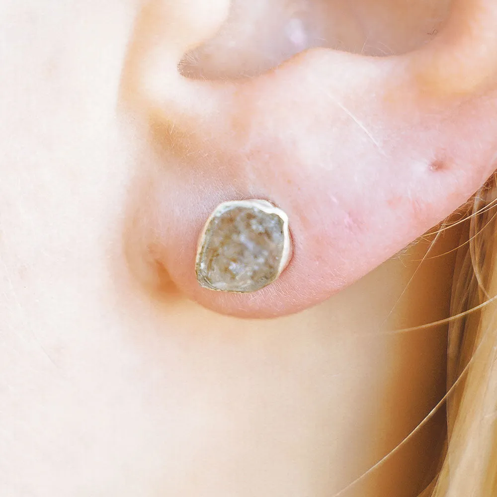 Phoenix Natural Gemstone Stud Sterling Silver Earrings
