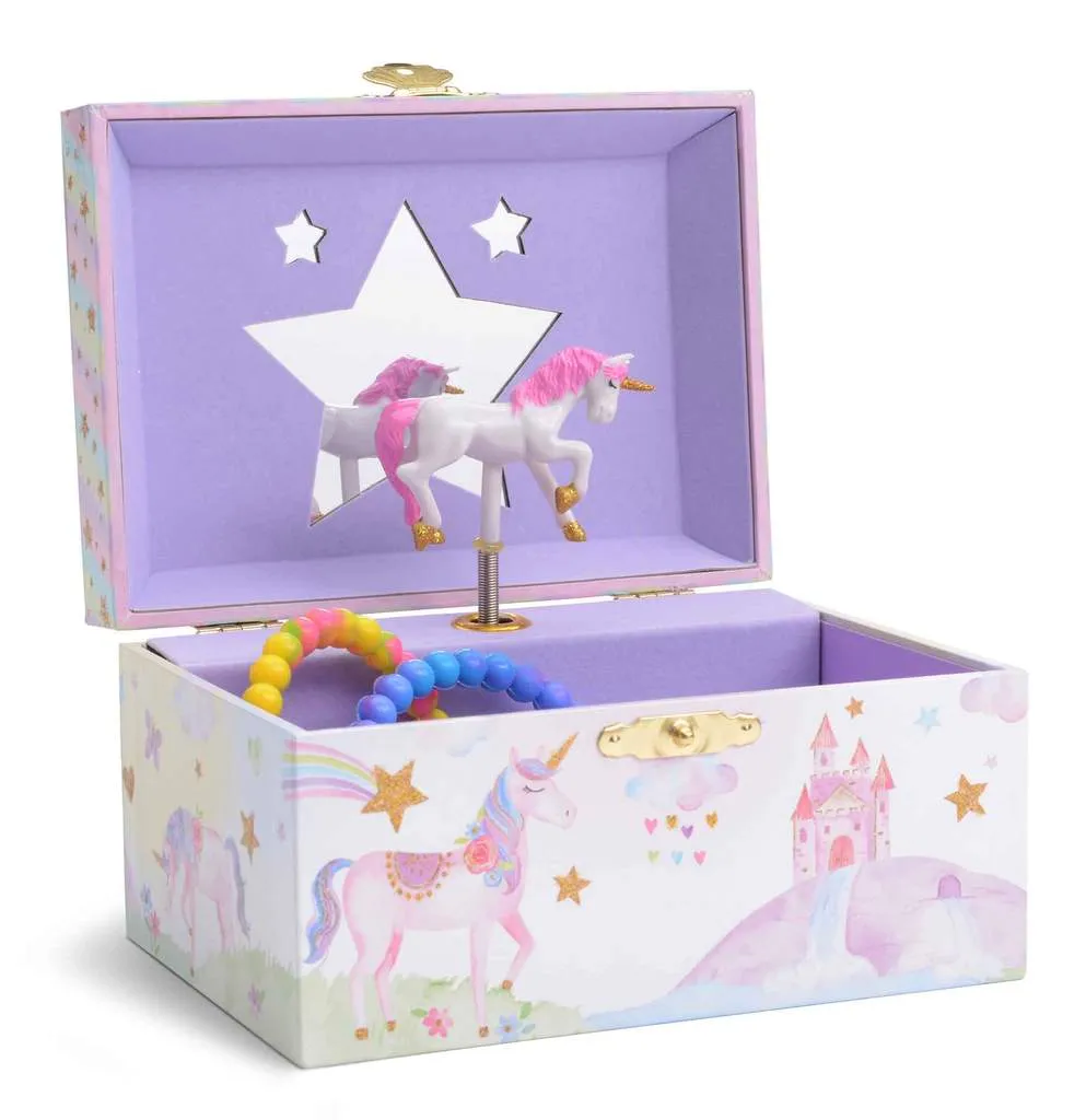 Rainbow Unicorn Musical Jewelry Box