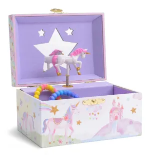 Rainbow Unicorn Musical Jewelry Box