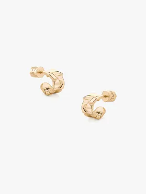Ripple Earrings Gold