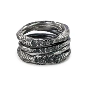 Rustic Halo Ring