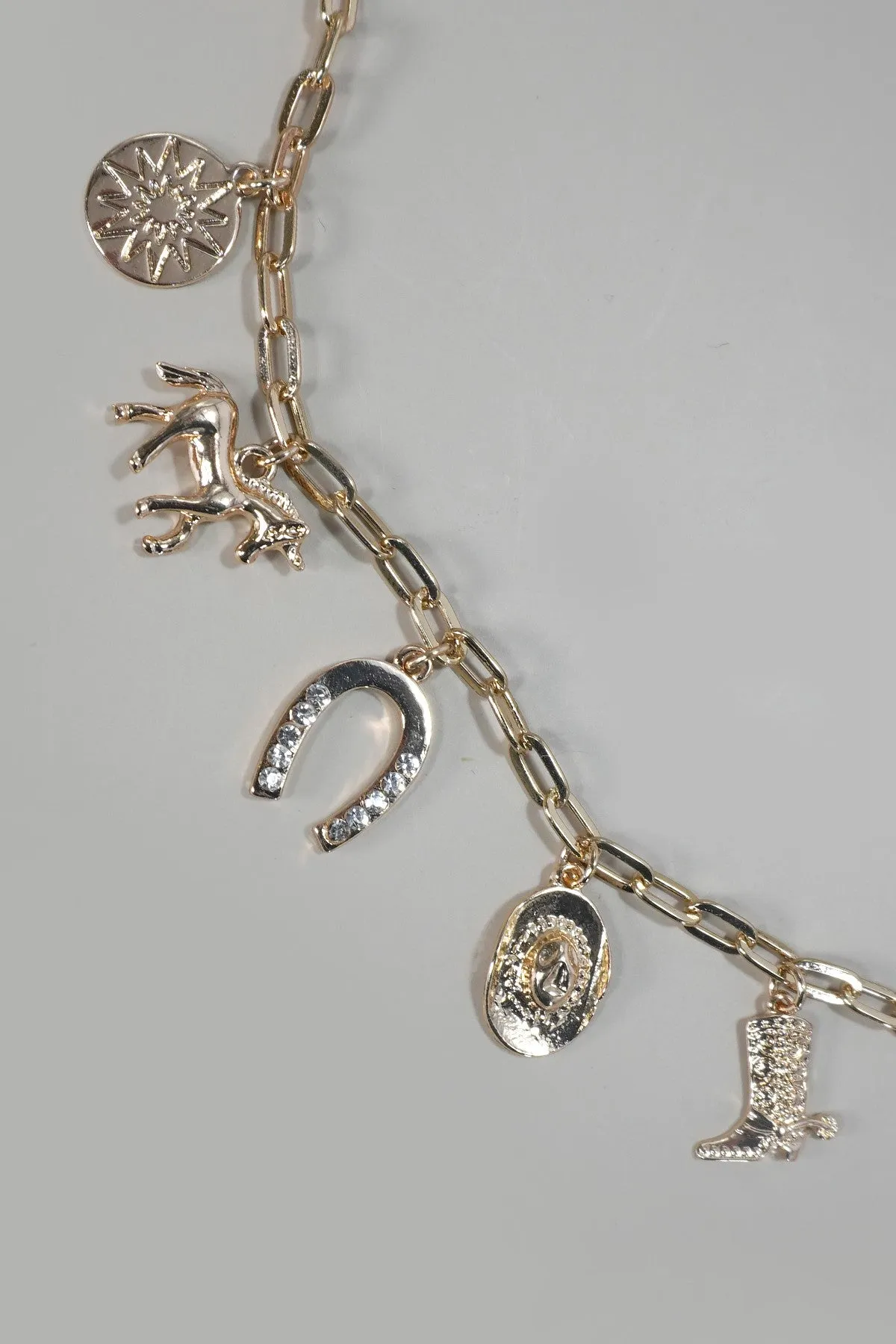 Saddle Up Charm Necklace