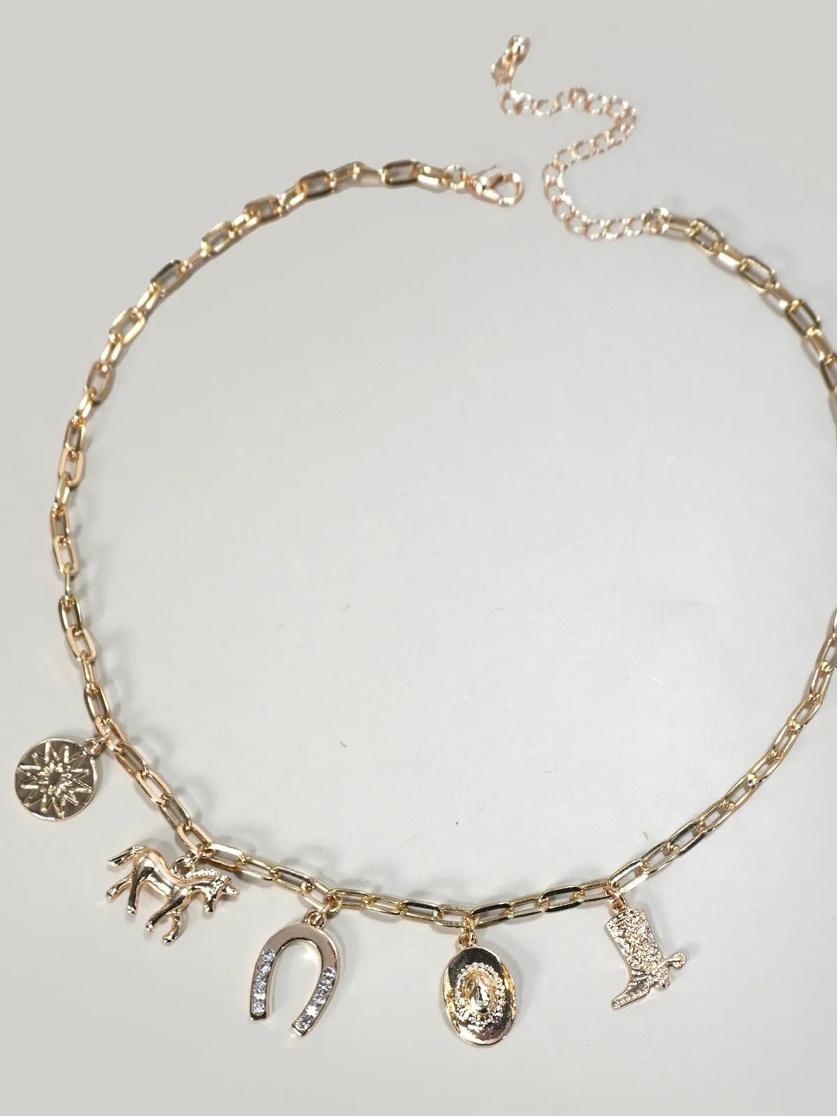 Saddle Up Charm Necklace