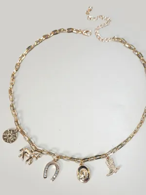 Saddle Up Charm Necklace