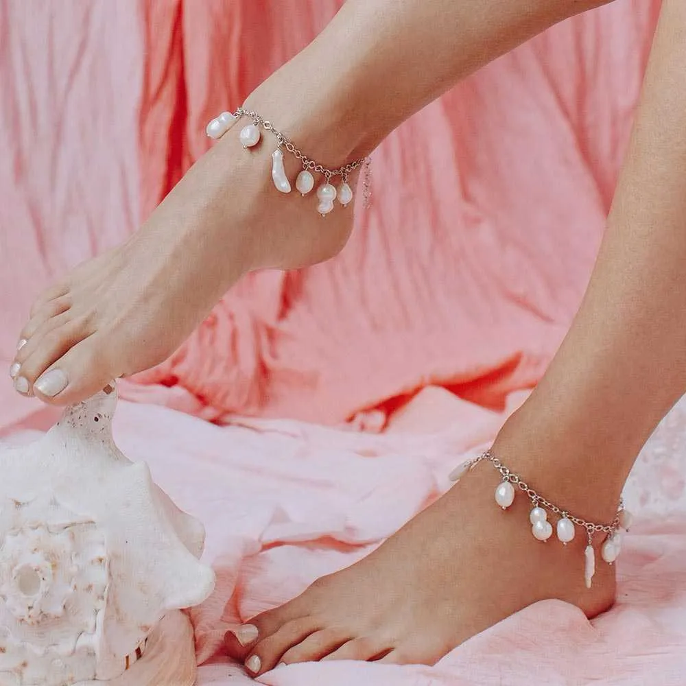 Sadie Freshwater Pearl Anklet
