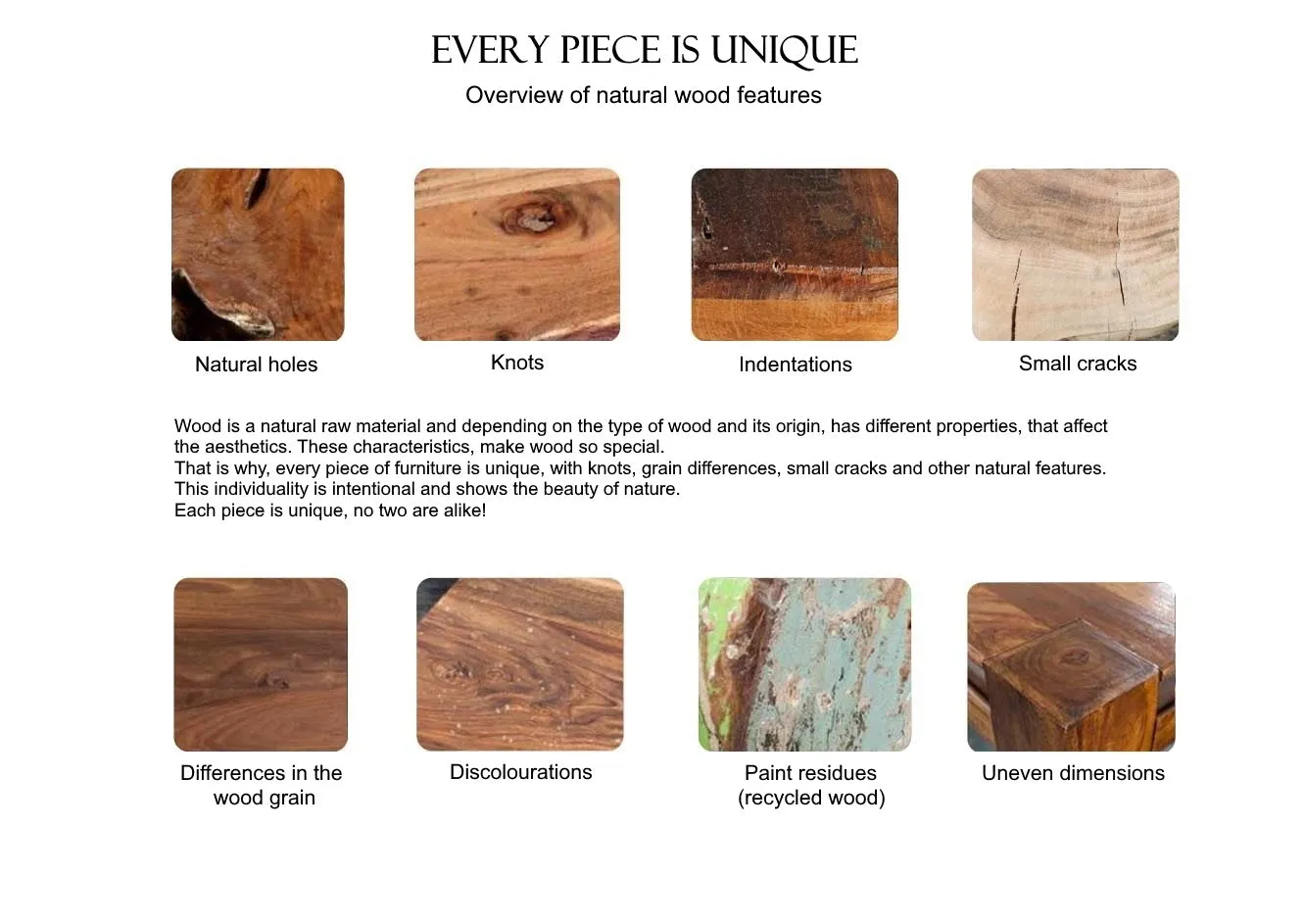 Side Table Root 60cm Teak Wood Brown