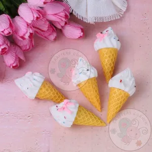 Soft Serve with Pink Bow