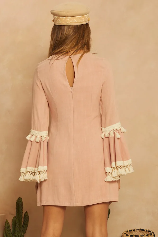 Speaking In Bodies Dress Blush
