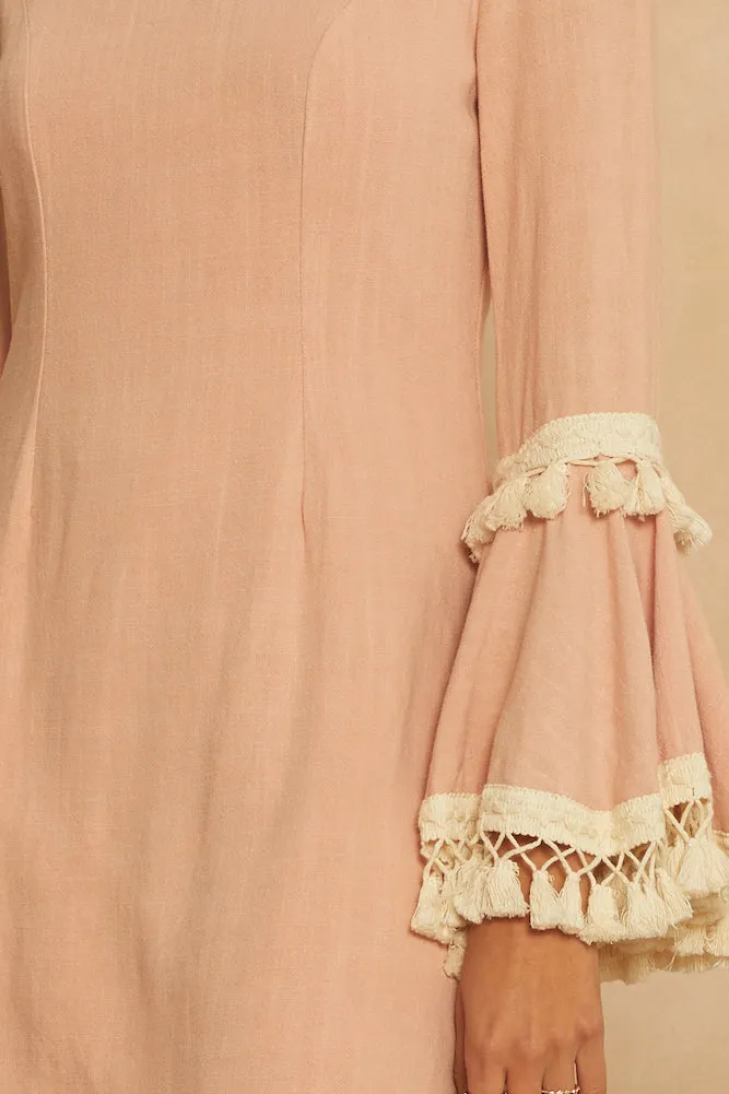 Speaking In Bodies Dress Blush