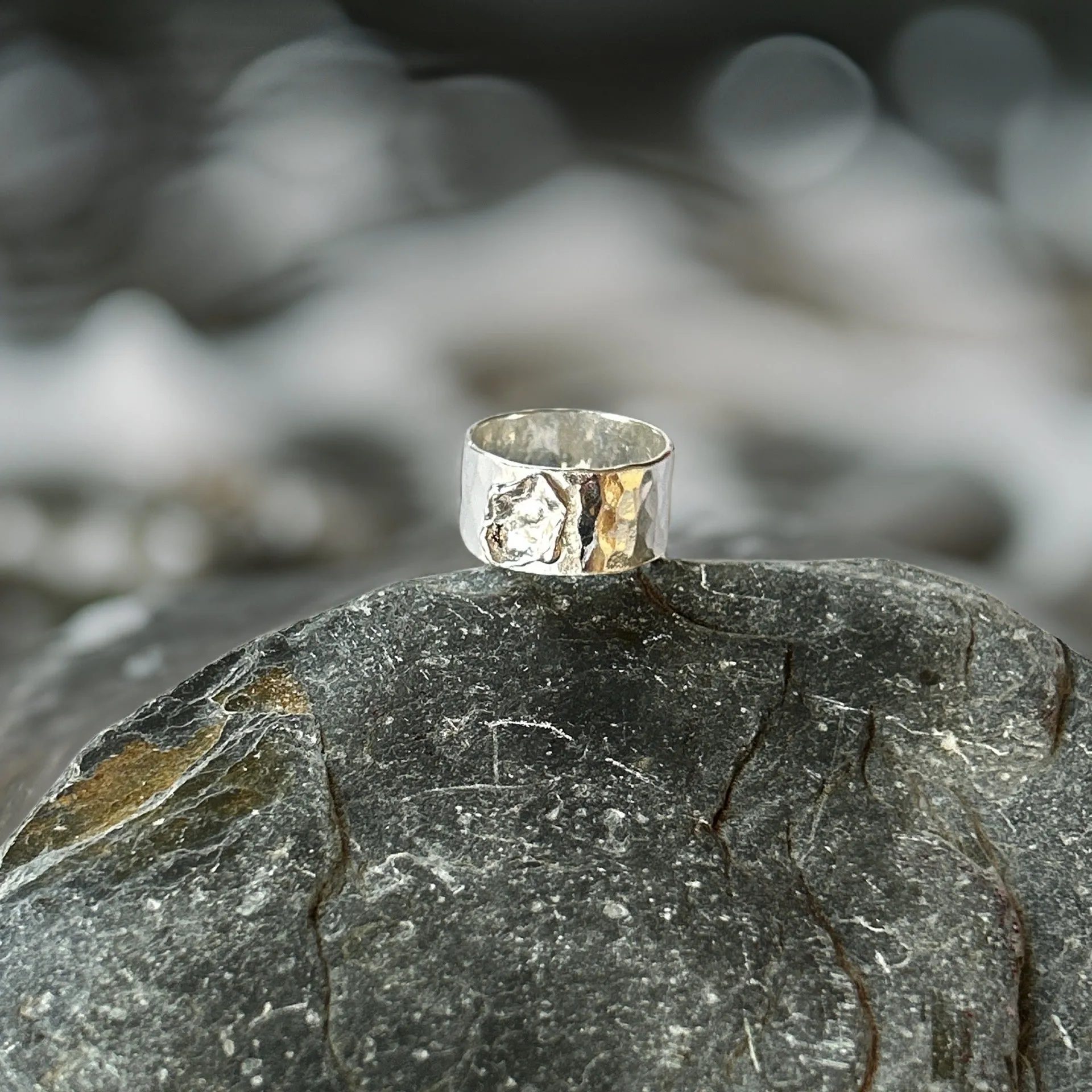 Sterling Silver Organic Ring
