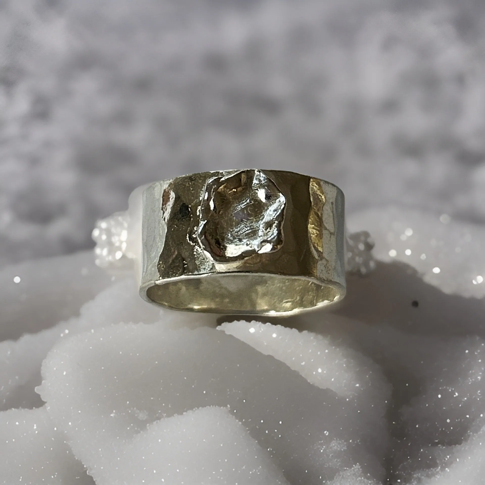 Sterling Silver Organic Ring