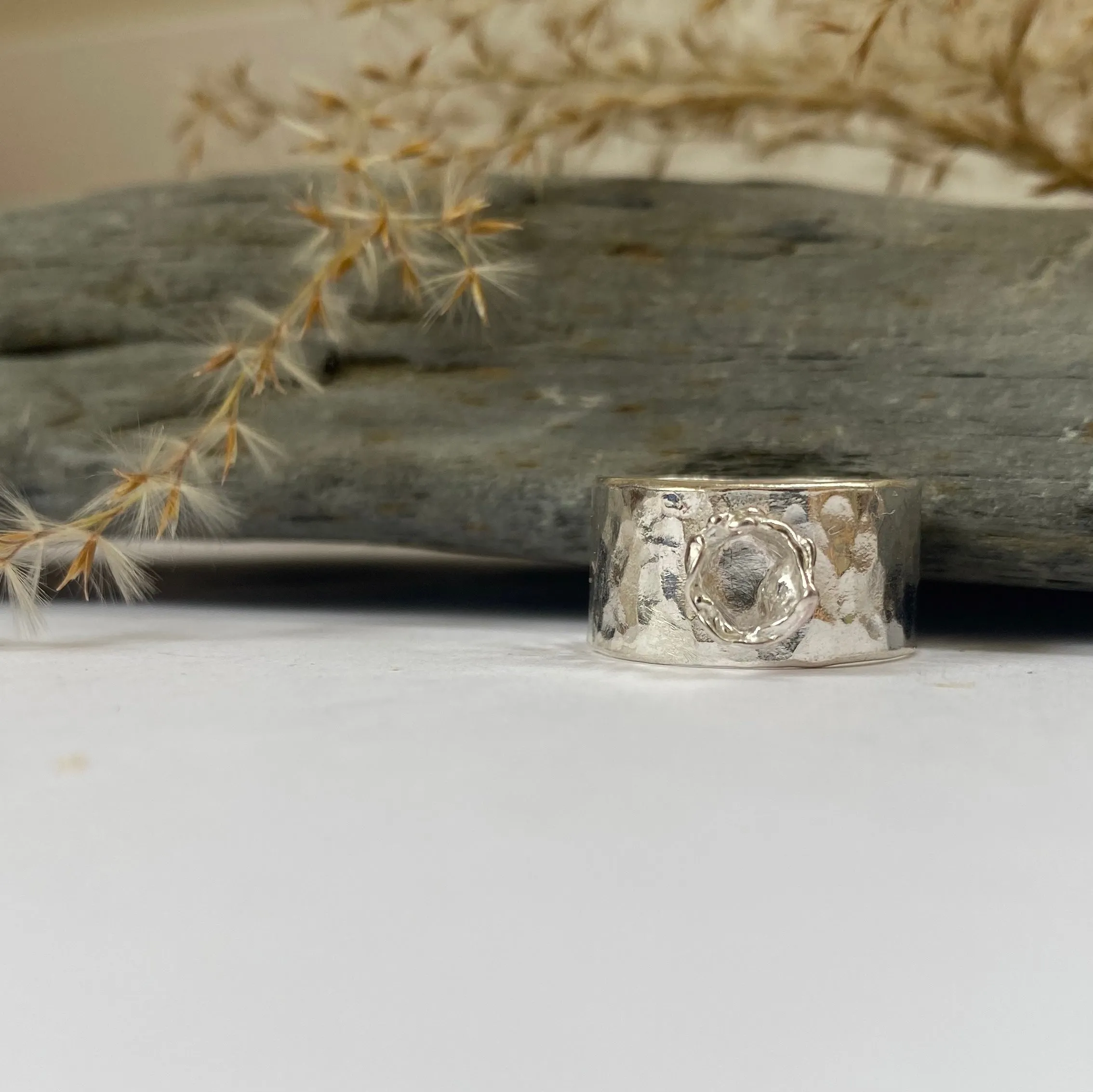 Sterling Silver Organic Ring