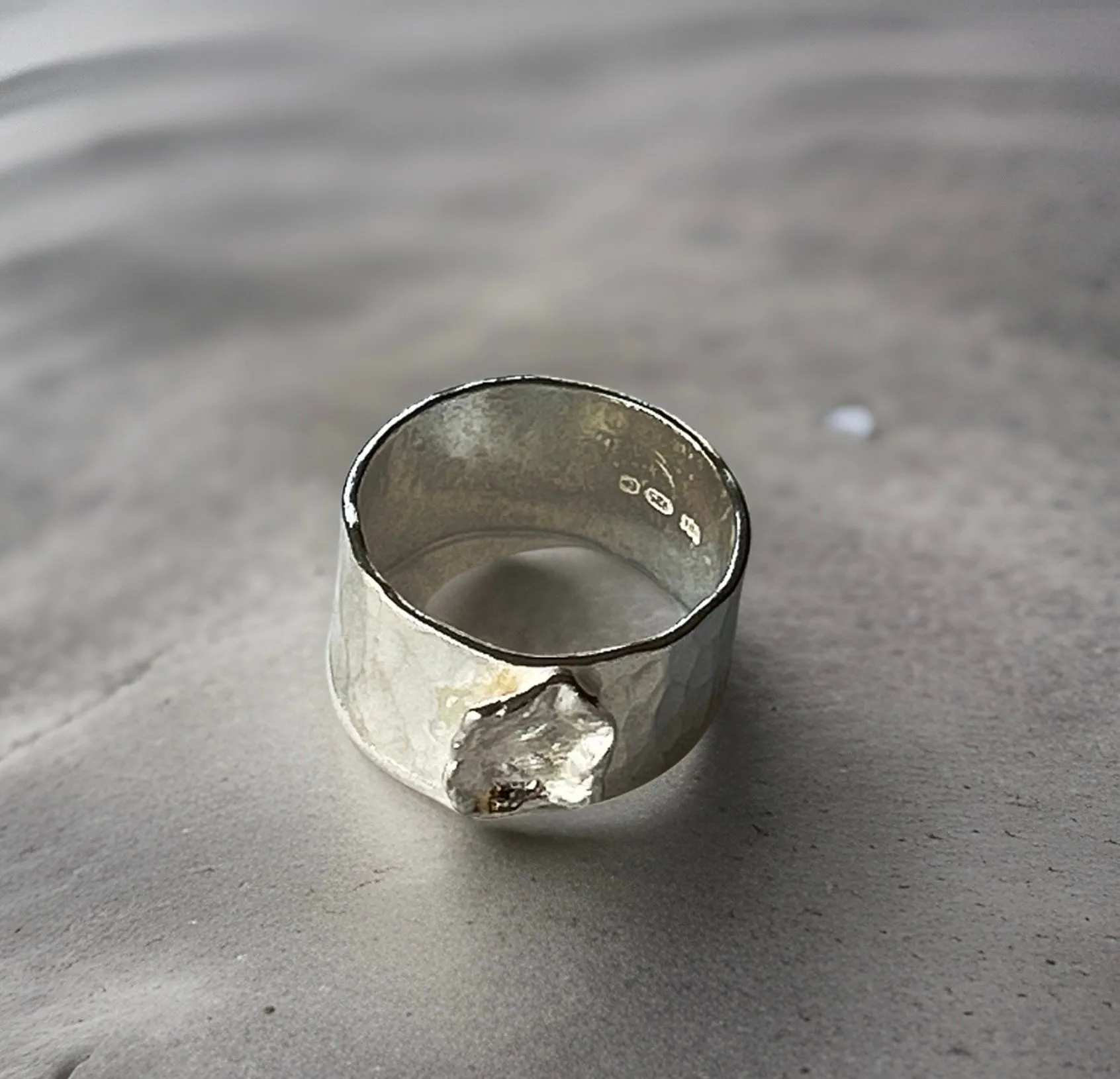 Sterling Silver Organic Ring