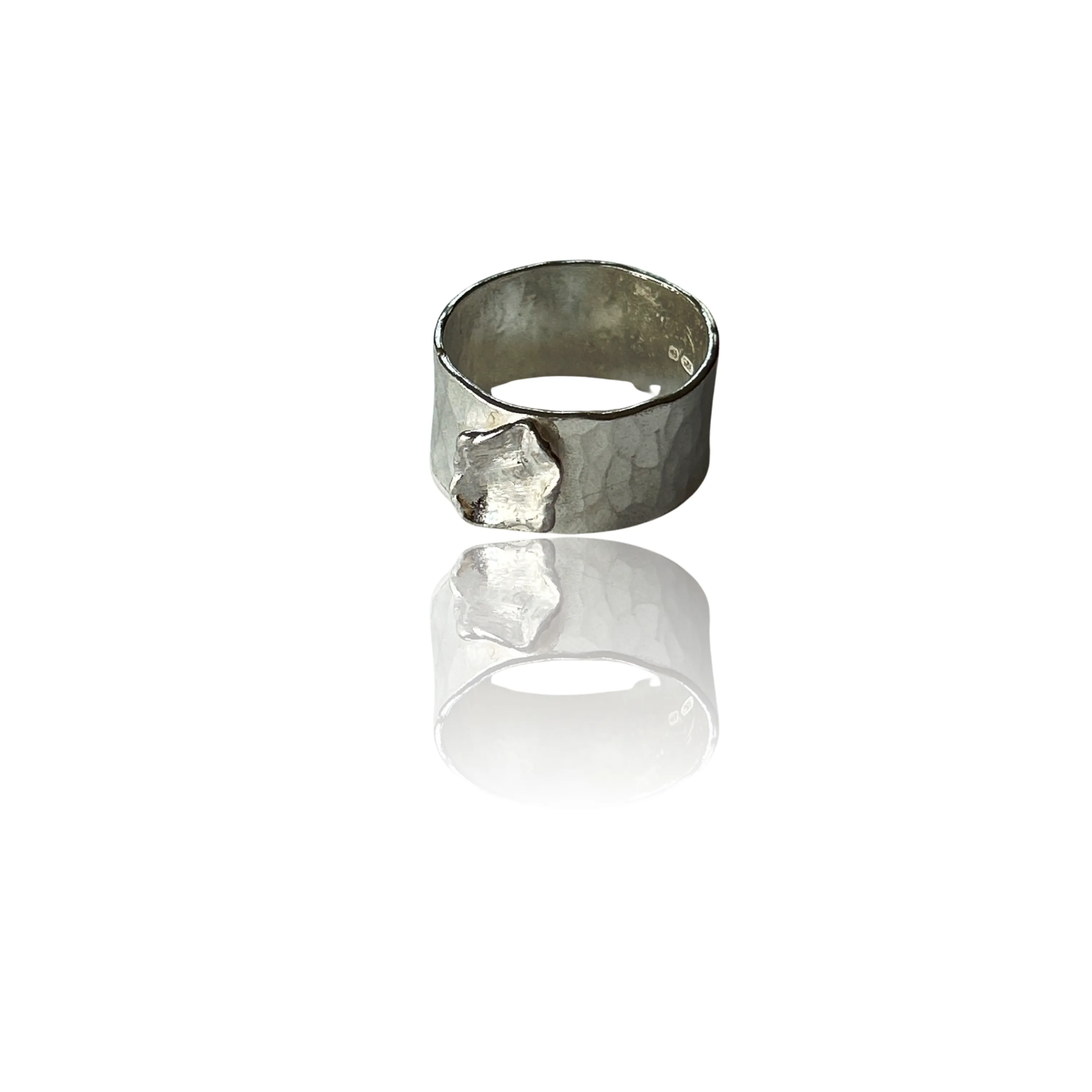 Sterling Silver Organic Ring
