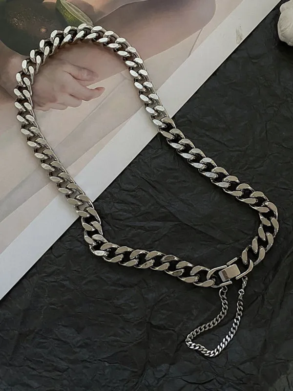 Stylish Selection Two Pieces Chains Bracelet Accessories   Necklaces Accessories