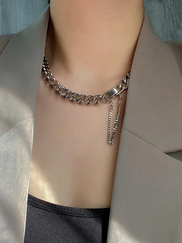 Stylish Selection Two Pieces Chains Bracelet Accessories   Necklaces Accessories