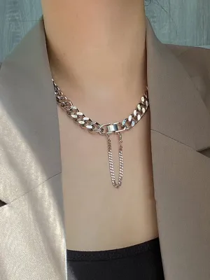Stylish Selection Two Pieces Chains Bracelet Accessories   Necklaces Accessories