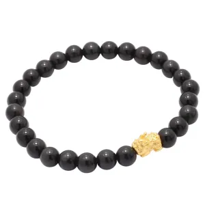 TAKA Jewellery 999 Pure Gold Mini Baby Pixiu Beads Bracelet