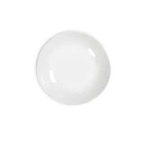 Teck 9" White Shallow Pasta Bowls, Set of 4