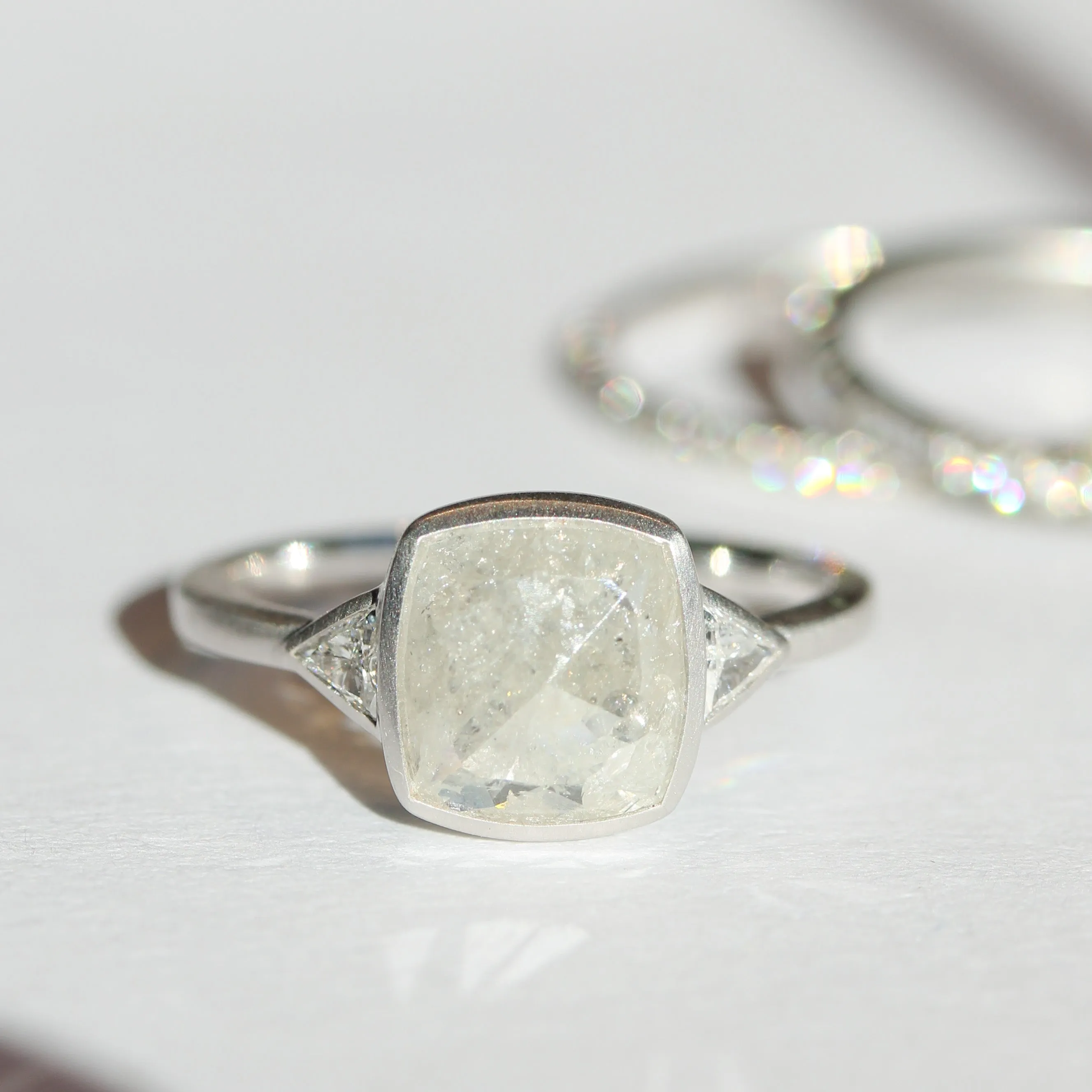 Trinity Rustic Diamond Ring