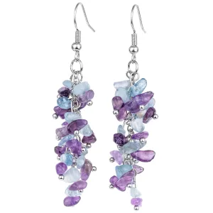 Winterdell - Natural Crystal Earrings by The Nevermore