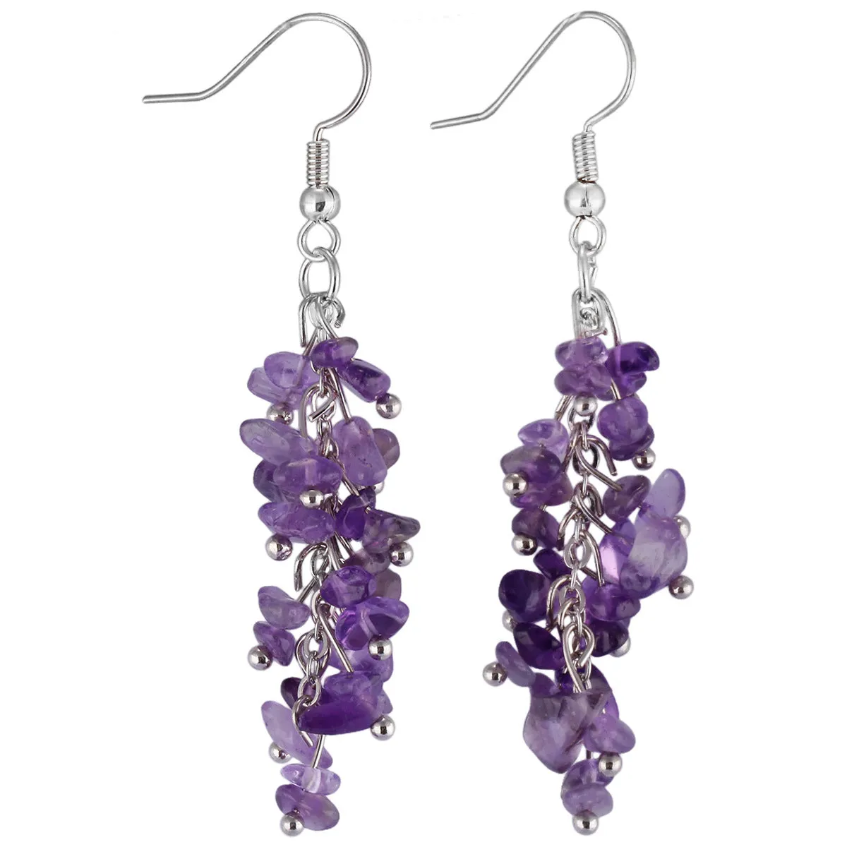 Winterdell - Natural Crystal Earrings by The Nevermore